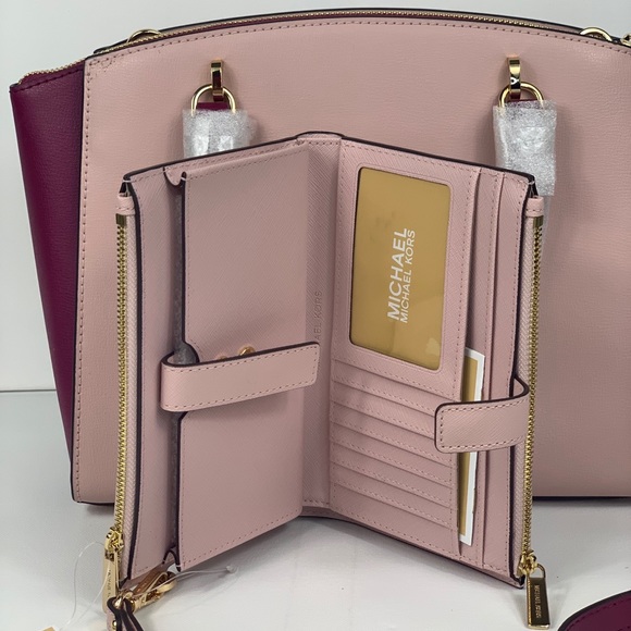 NWT Michael Kors Ellis Satchel & Wallet Set - Picture 5 of 8